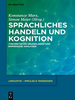 cover image of Sprachliches Handeln und Kognition